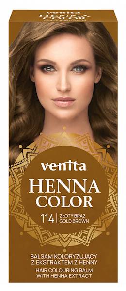 VENITA henna tuba 114 złoty brąz