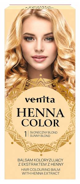 VENITA henna tuba 001 słoneczny blond
