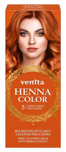 VENITA henna tuba 003 ognisty oranż