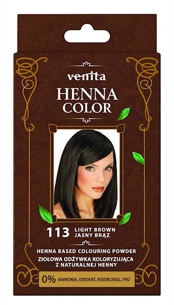 VENITA henna proszek nr 113 jasny brąz 25g 