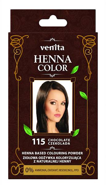 VENITA henna proszek nr 115 czekolada 25g - ziołow