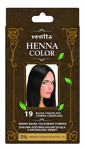 VENITA henna proszek nr 19 czarna czekolada 25g