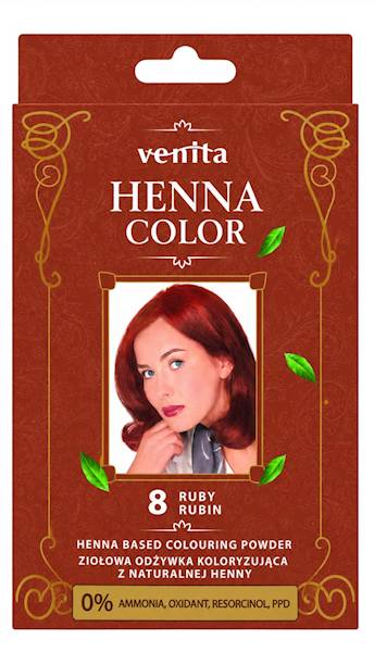 VENITA henna proszek nr 8 rubin 25g 