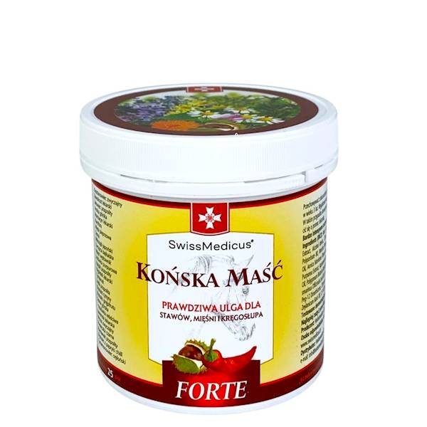 SWISSMEDICUS Końska maść rozgrzewająca FORTE 250ml