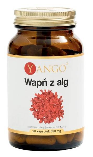 YANGO Wapń z alg czerwonych 690mg 60kaps