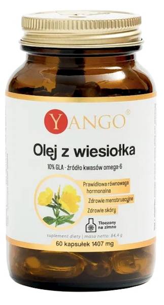YANGO Olej z wiesiołka 60 kaps