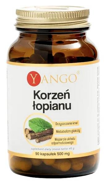 YANGO Łopian korzeń 500mg 90kaps
