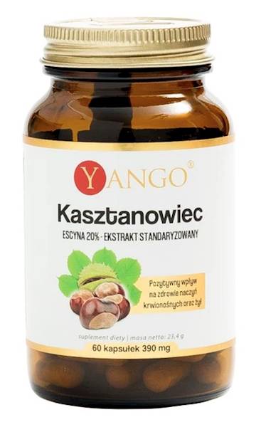 YANGO Kasztanowiec ekstrakt 390mg 60kaps