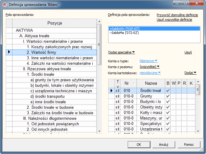 PROGRAM INSERT REWIZOR GT