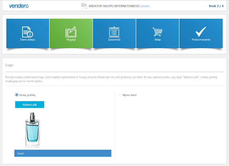 PROGRAM VENDERO