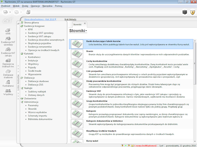 PROGRAM INSERT RACHMISTRZ GT
