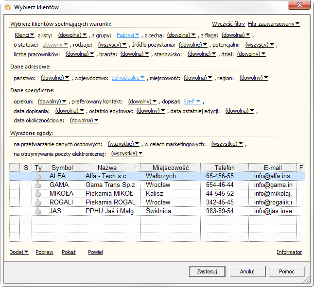 PROGRAM INSERT GESTOR GT