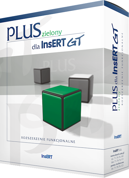PLUS ZIELONY  DLA INSERT GT