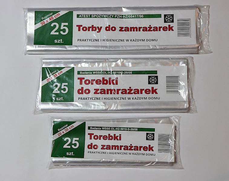 17-Torebki do zamrażarek 30x40cm a'25 k/300