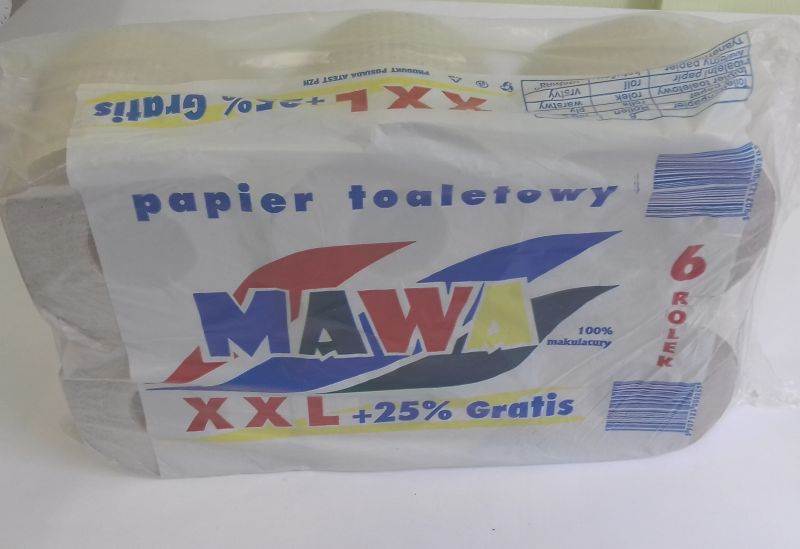 Papier Toaletowy szary MAWA XXL a'6 w.nadr. w/6