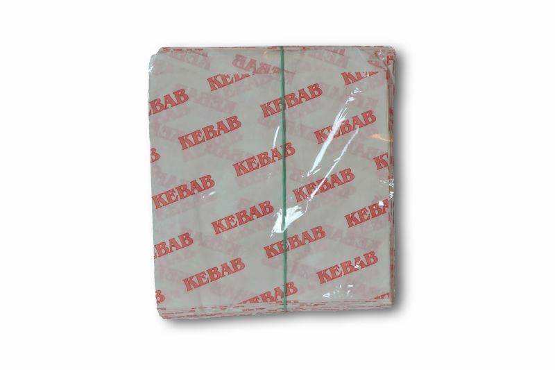 10-Torebki Kebab z nadrukiem a'200/ folia k/50