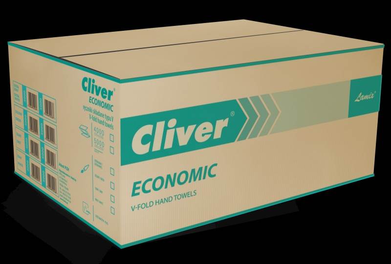 15-Ręcznik ZZ Cliver Economic zielony /4000
