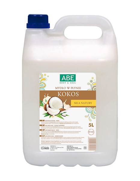 28-Abe mydło w płynie 5L kokos