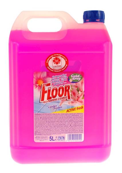Płyn uniwersalny Floor 5L kwiat ogrodów różowy