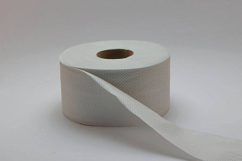 Papier toaletowy JUMBO PTM-180 75% biały 2w 12 rolek 105mb