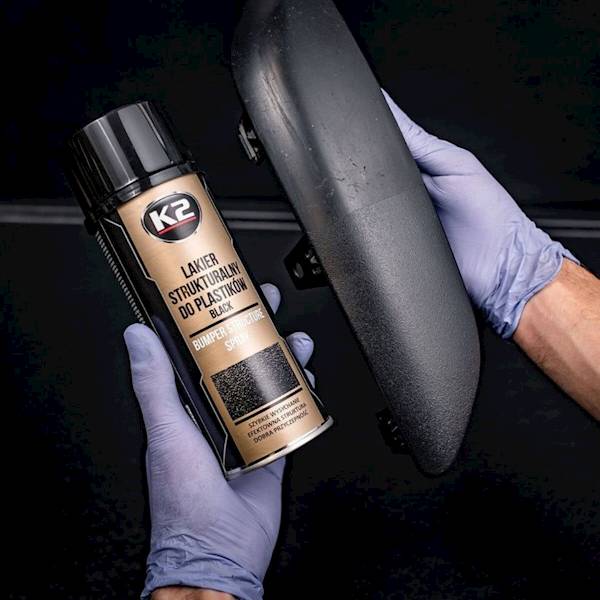 L345 BUMPER 400ML.SPRAY CZARNA FARBA STRUKTURALNA