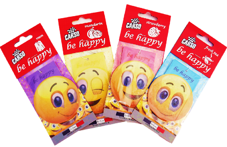 C810 CARSO BE HAPPY ZAPACH PAPIEROWY WESOŁA BUŹKA MIX