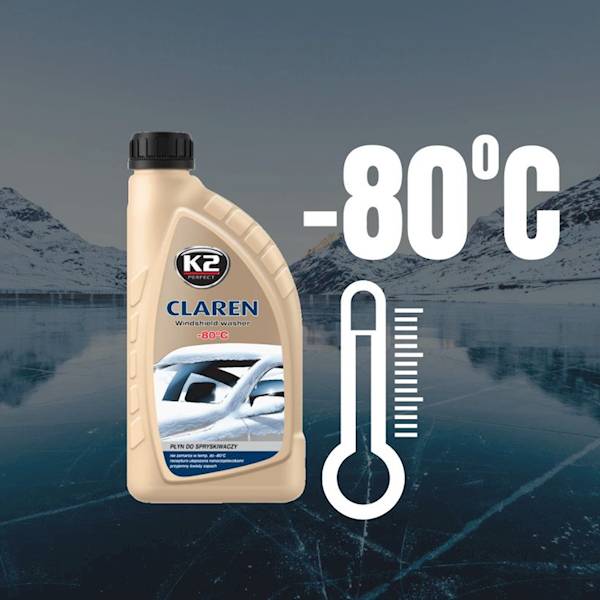 K611 CLAREN -80C 1L.KONCENTRAT  ZIMOWEGO PŁYNU DO SPRYSK.