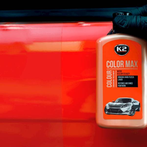 K020RED  COLOR MAX 250ML.CZERWONY WOSK KOLORYZUJĄCY