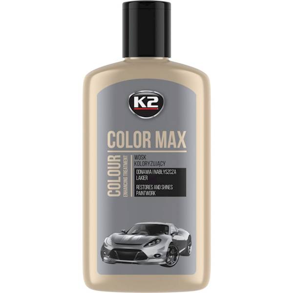K020SILVER COLOR MAX 250ML.SREBRNY WOSK KOLORYZUJĄCY
