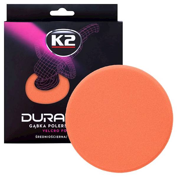 L612 DURAFLEX POMARAŃCZOWA NA RZEP 150mm średniościerna