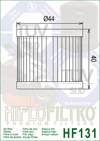 HF131 FILTR OLEJU HIFLO