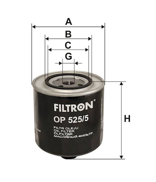 FILTR OLEJU OP525/5*