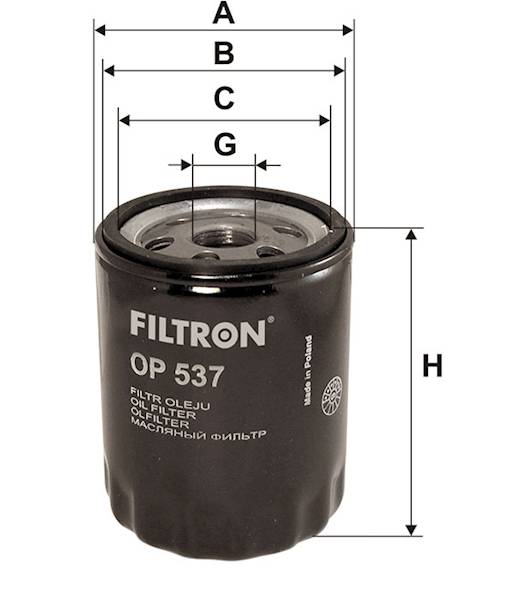 OP537 FILTR OLEJU PP-4.7.8  OB-079-04