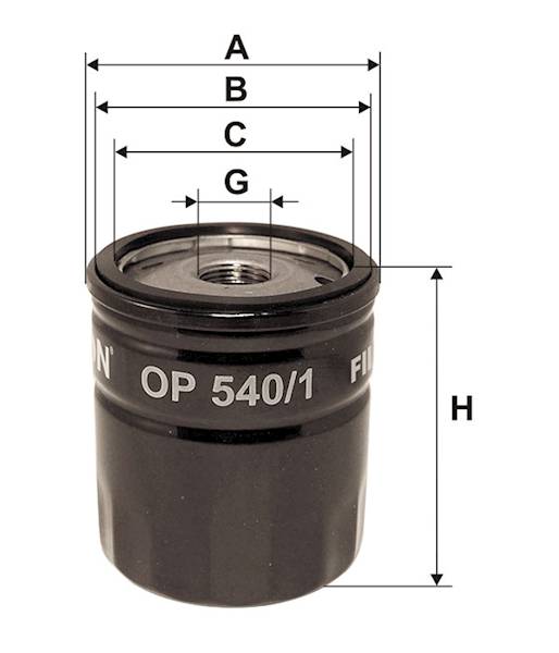 OP540/1 FILTR OLEJU 23.439.00