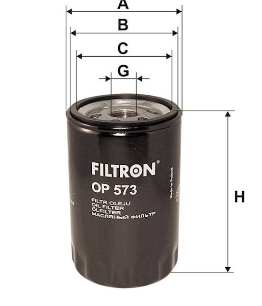 OP573 FILTR OLEJU  