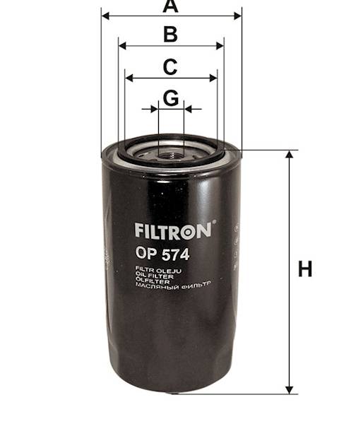 OP574 FILTR OLEJU