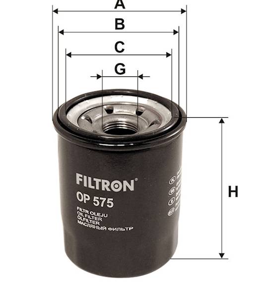 OP575 FILTR OLEJU