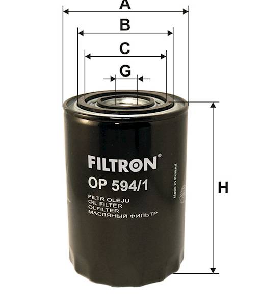FILTR OLEJU OP594/1