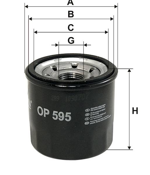 OP595 FILTR OLEJU 