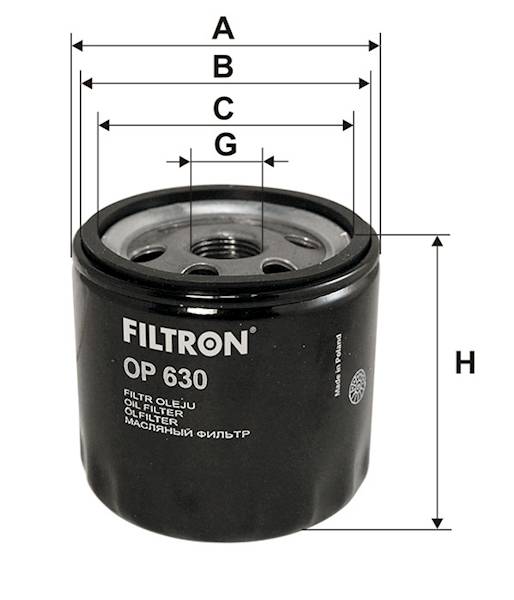 FILTR OLEJU OP630  