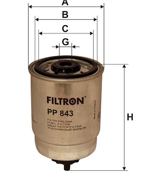 PP843 * FILTR PALIWA FP4980