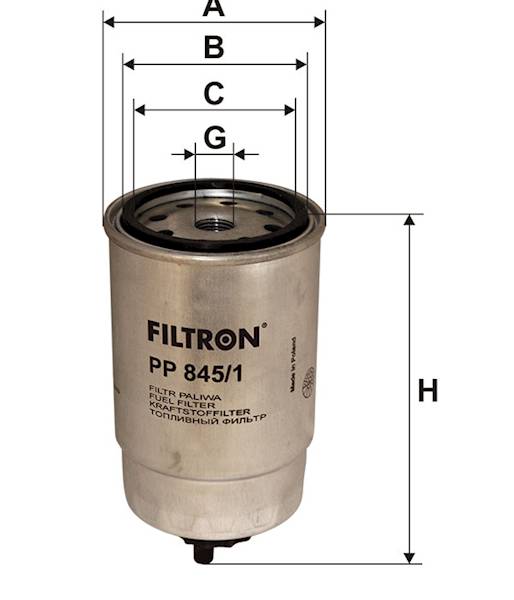 PP845/1 FILTR PALIWA 