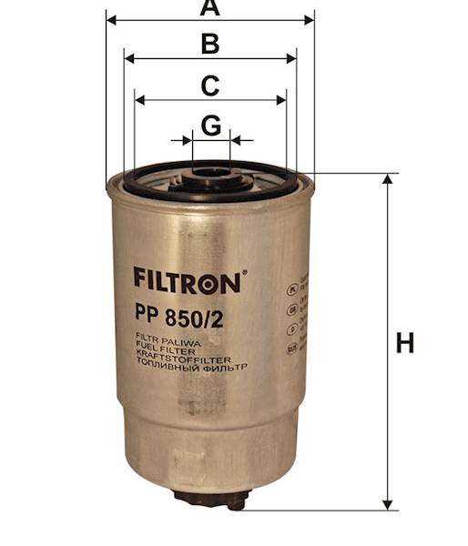 PP850/2 FILTR PALIWA 
