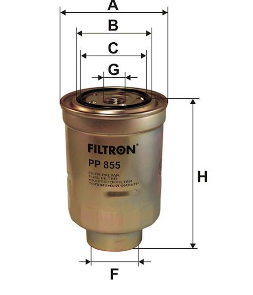 PP855 FILTR PALIWA