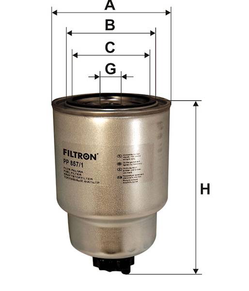 PP857/1 FILTR PALIWA 