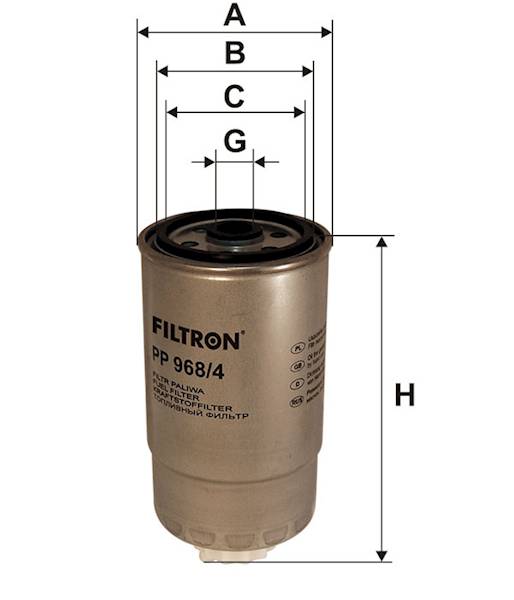 PP968/4 FILTR PALIWA