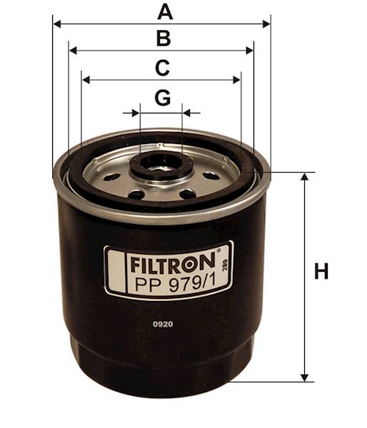 FILTR PALIWA PP979/1   