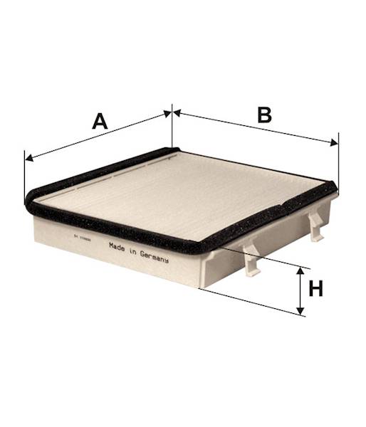 FILTR POWIETRZA K1059 *  PRZECIWPYŁKOWY / FAA-CY02