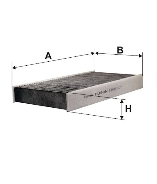 FILTR KABINY K1147A   
