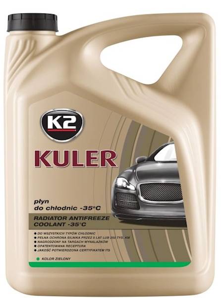T205Z KULER ZIELONY 5L.  PŁYN DO CHŁODNIC  -35C